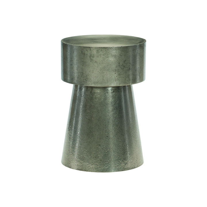 Linea Side Table with Cone Shaped Base