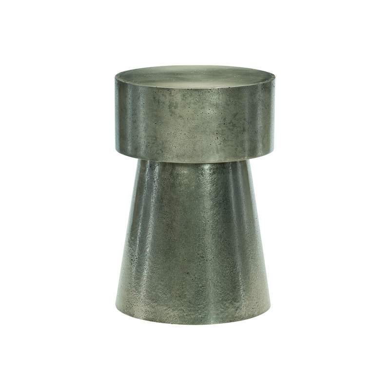 Linea Side Table with Cone Shaped Base