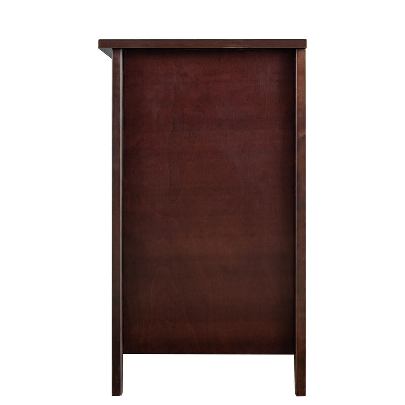 Gewnee Solid Wood spray-painted drawer dresser bar console table lockers