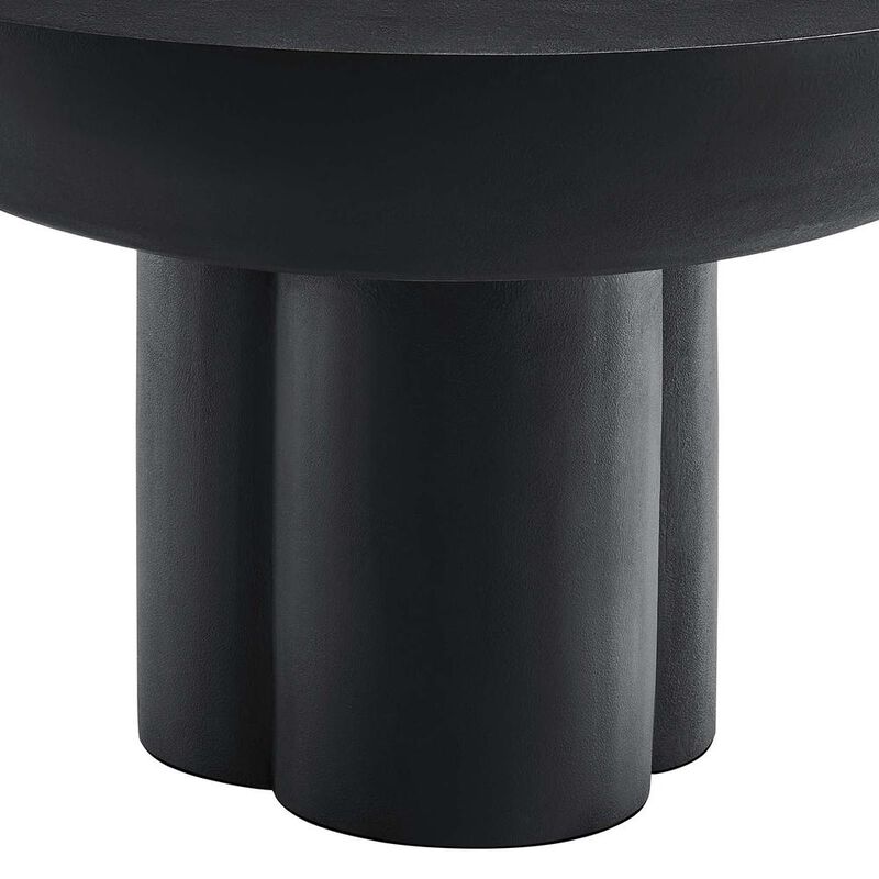 Modway Caspian Round Concrete Coffee Table