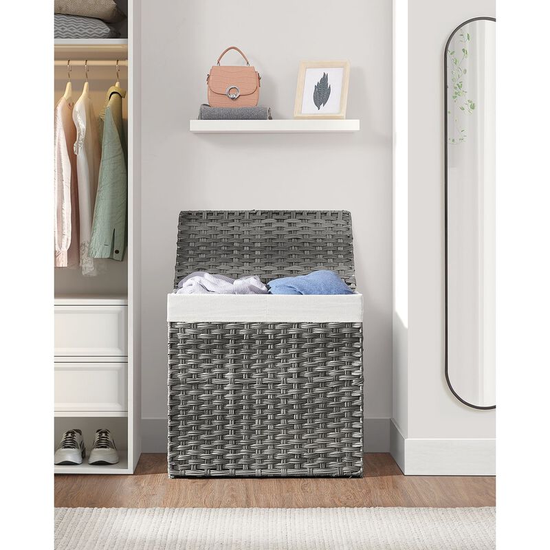Collapsible Laundry Hamper Space-Saving Design with Easy-to-Carry Handles