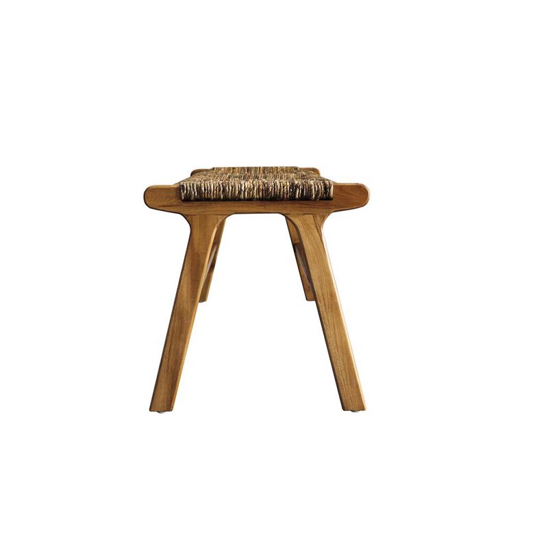 Carolina Living Karson 48 Banana Weave Bench - Caramel - Natural