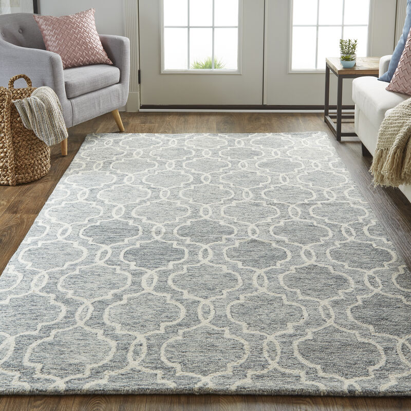 Belfort 8775F Blue/Gray/Ivory 9' x 12' Rug