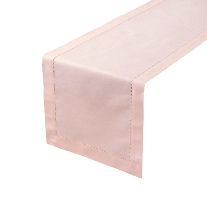 Solino Home Cotton Linen Hemstitch Table Runner