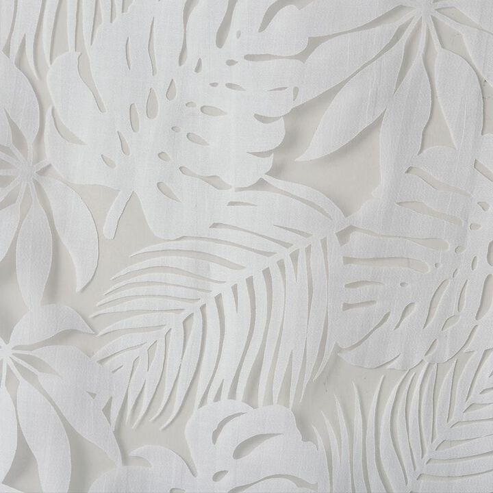 Belen Kox Leilani Palm Leaf Sheer Window Curtain, Belen Kox