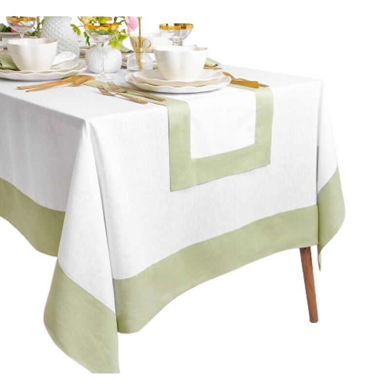 Solino Home 100% Pure Linen Tablecloth 60 x 90 Inch | Contempo