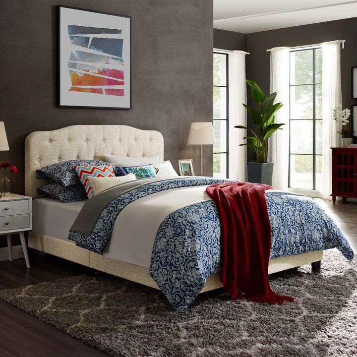 Modway - Amelia Queen Upholstered Fabric Bed