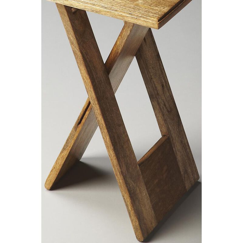 Butler Specialty Company Hammond Folding Side Table, Natural