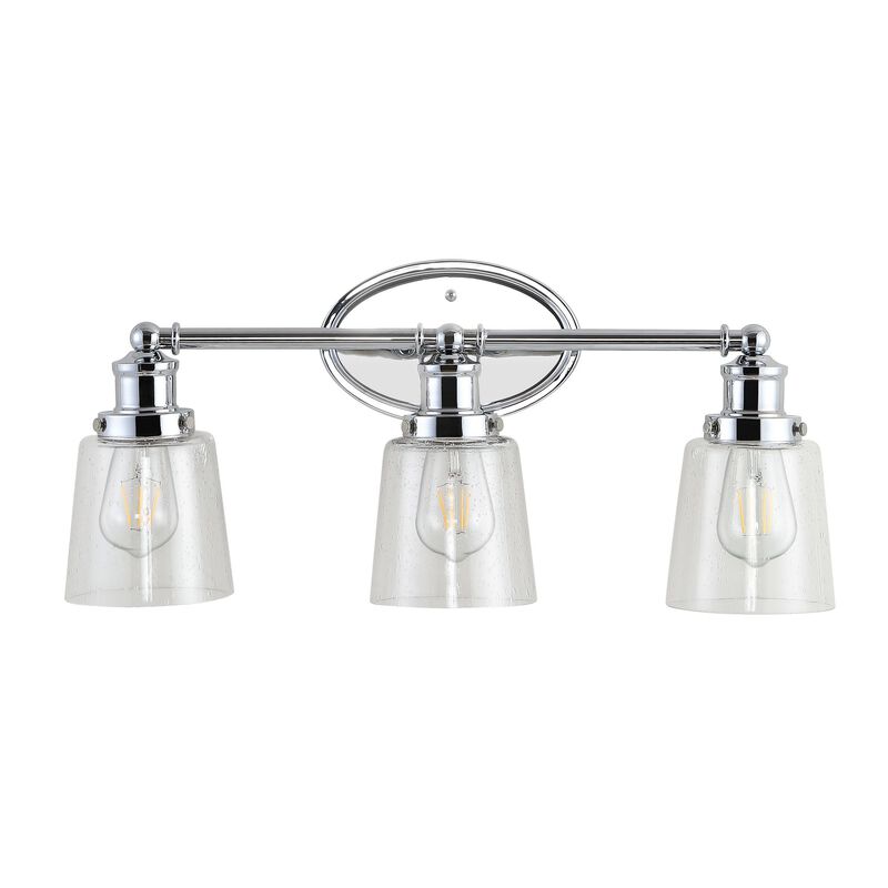 Beverly Iron/Seeded Glass Classic Cottage LED Vanity Light