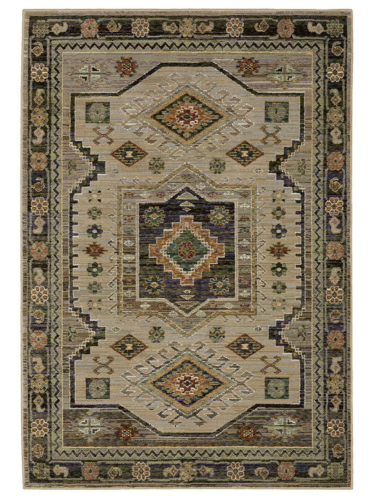 Andorra 8'6" x 11'7" Green Rug