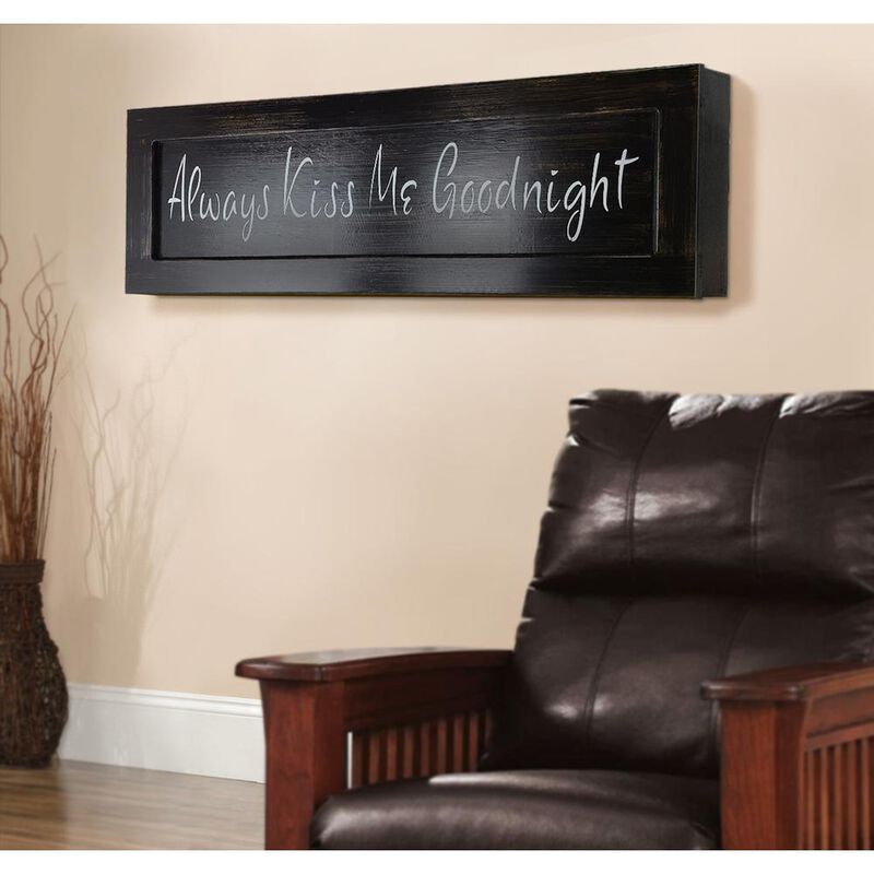 American Furniture Classics Wall Décor with Hidden, Locking Gun Concealment Compartment