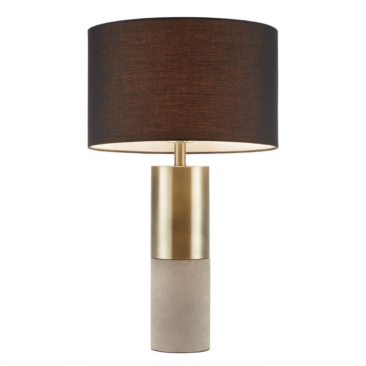 Gracie Mills Eveline Modern Concrete Table Lamp