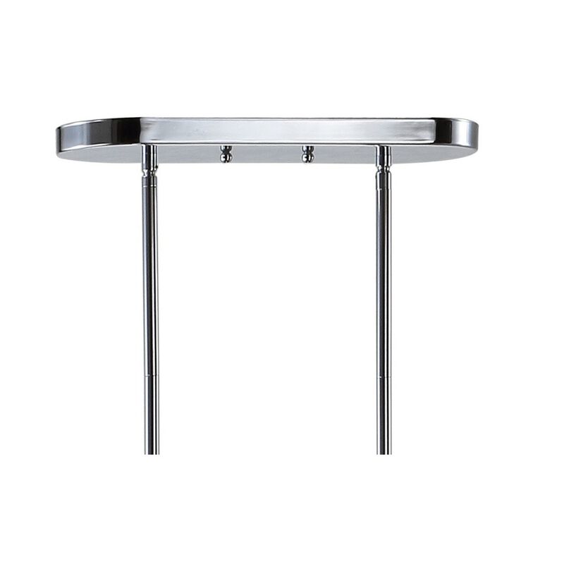 Doris 4-light Linear Metal/Crystal LED Pendant