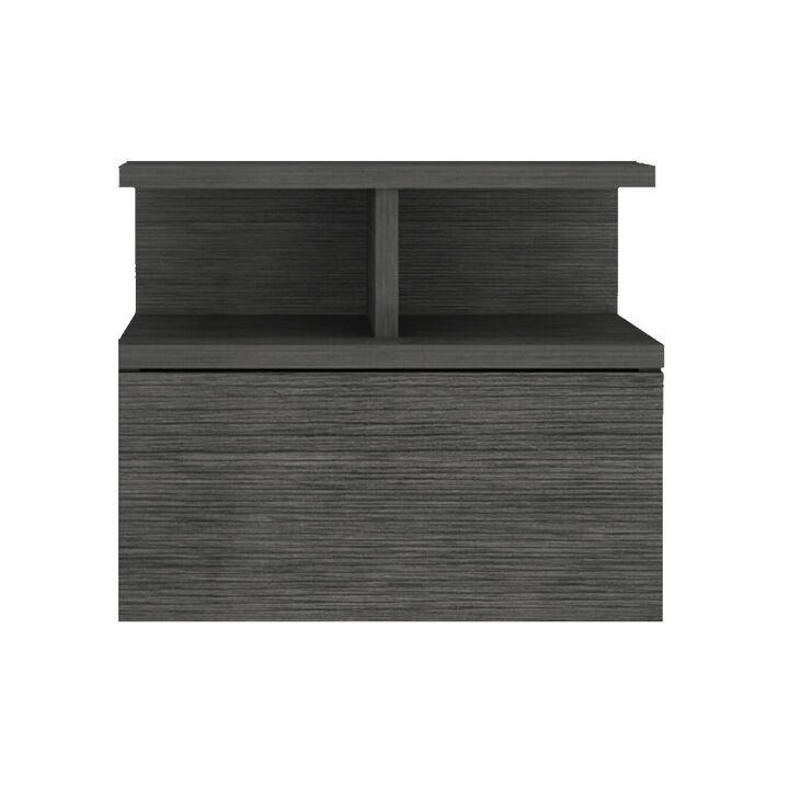 Streamdale Nightstand Floating Flopini, Bedroom, Smokey Oak