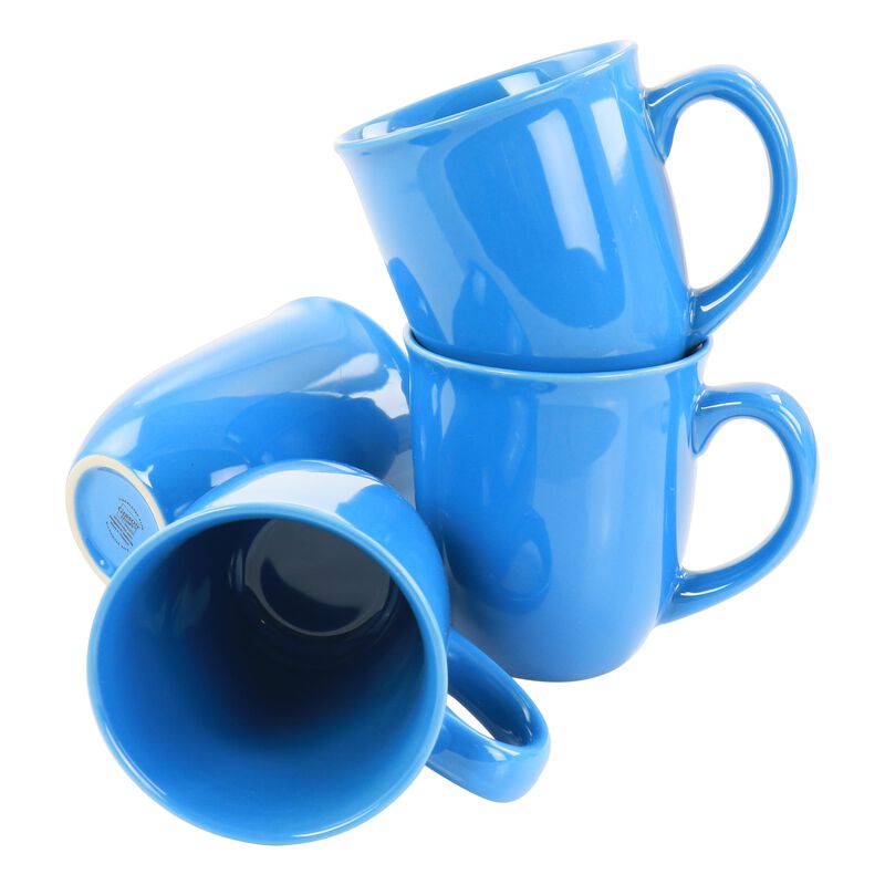 Gibson Home Mercer 12pc Blue Stoneware Dinnerware Set