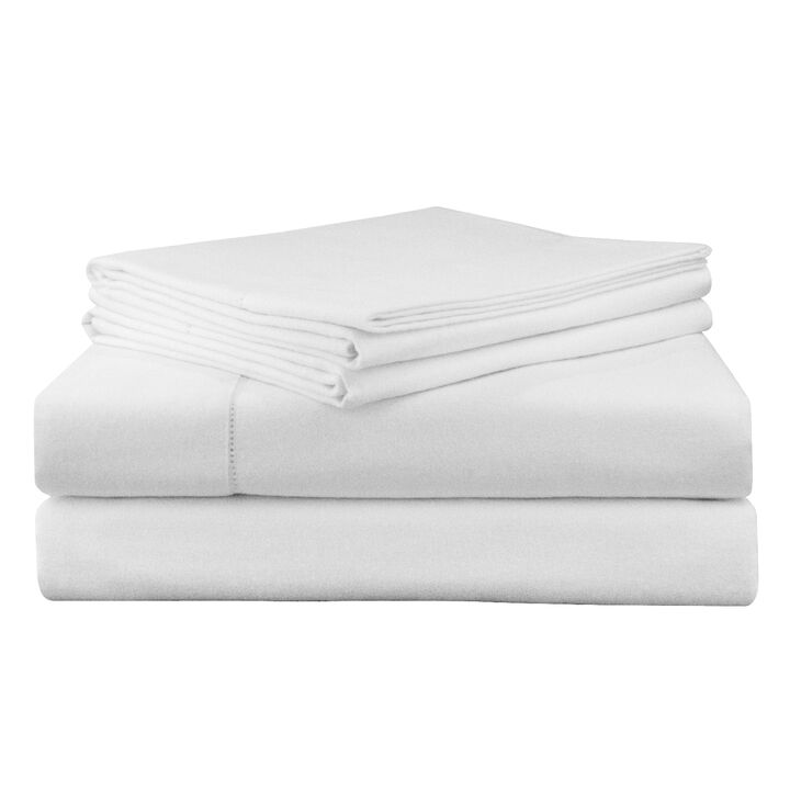 Pointehaven Super Heavy Weight 200 GSM 100% Soft Cotton Jensen Printed Flannel Deep Pocket 3 pc Sheet Set, Twin Extra Long