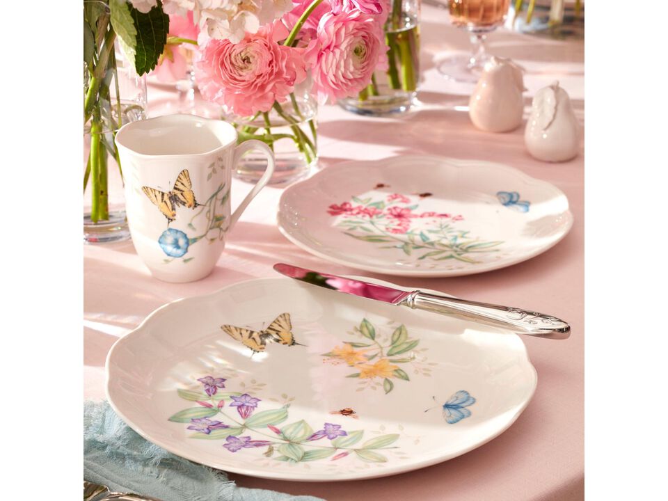 Lenox Butterfly Meadow Tiger Swallow Tail Dinner Plate