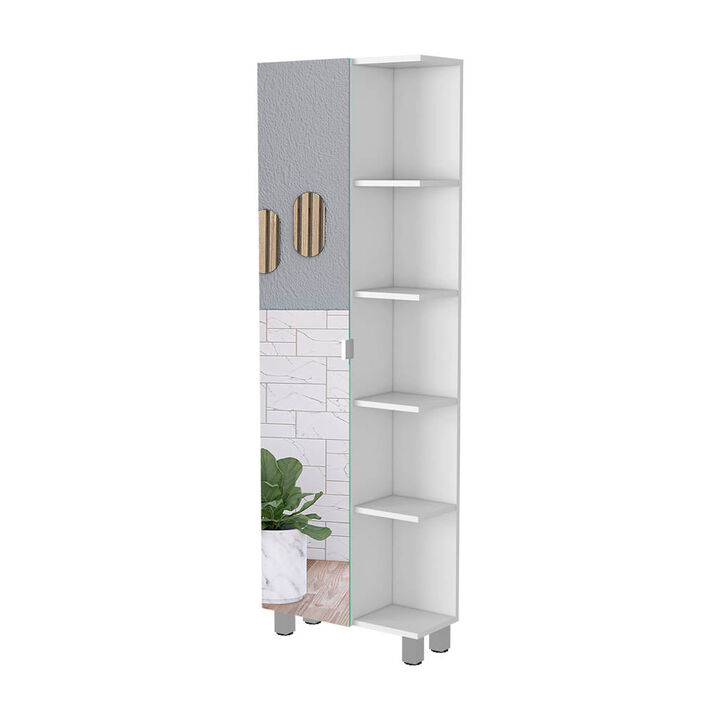 Los Angeles Linen Cabinet with mirror
