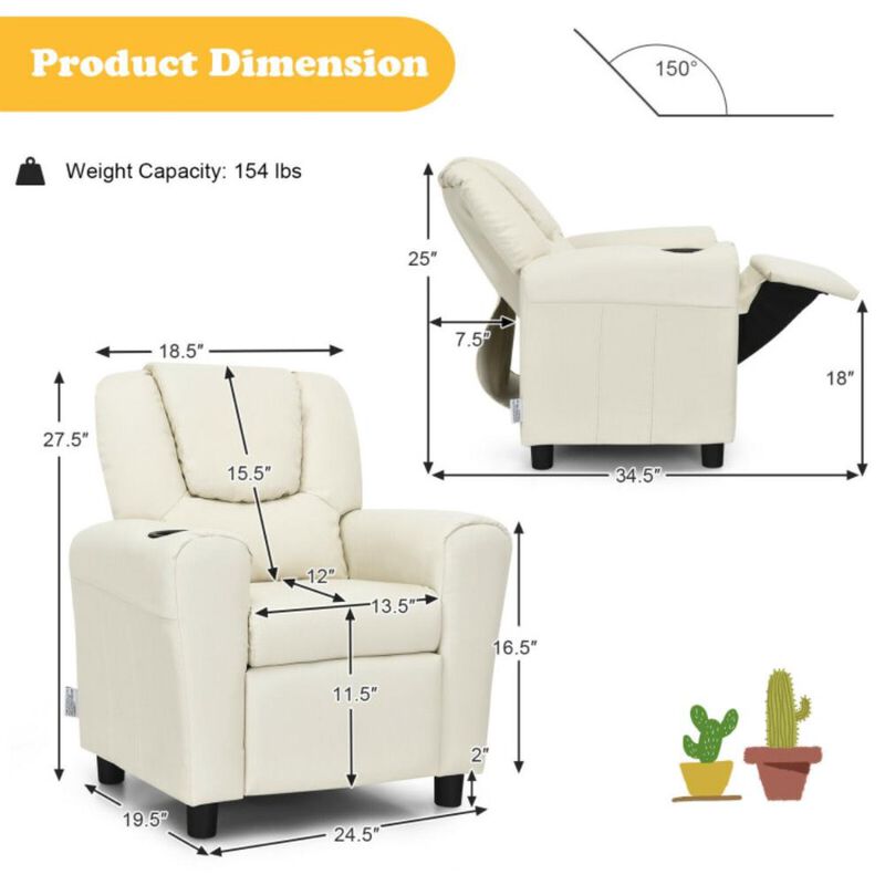 Hivvago Kids Recliner Armchair Sofa