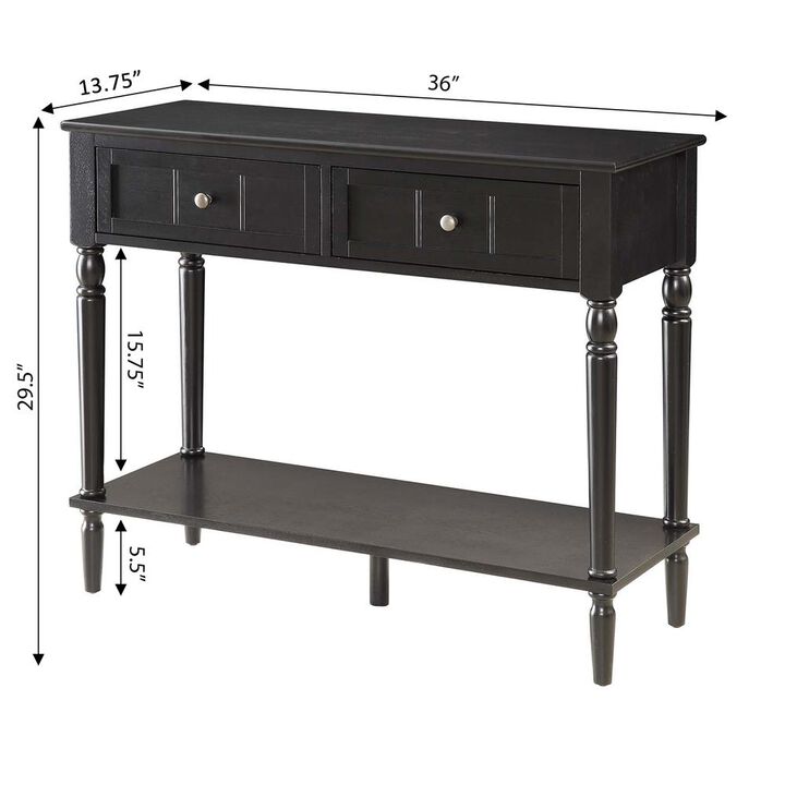 Convience Concept, Inc. French Country Two Drawer Hall Table