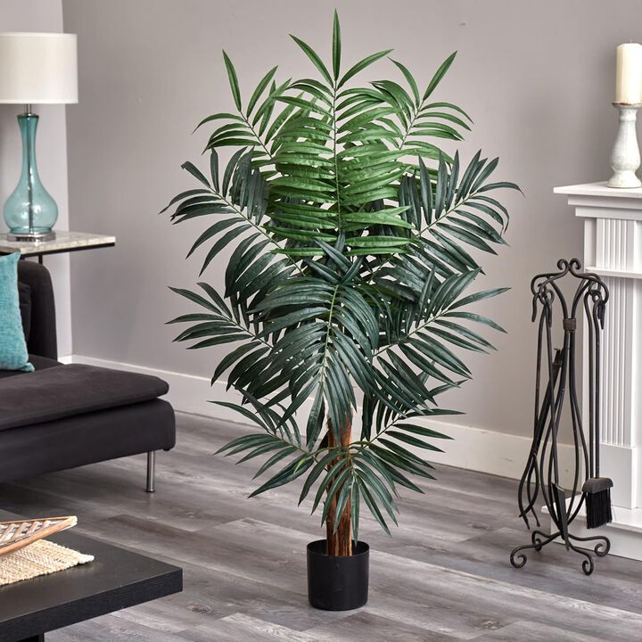 Hivvago 4.5 Feet Bulb Areca Tree