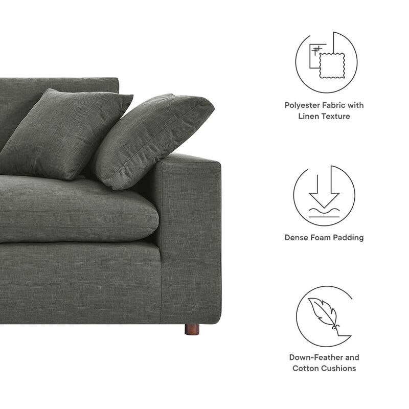 Modway Commix Love Seats, Gray