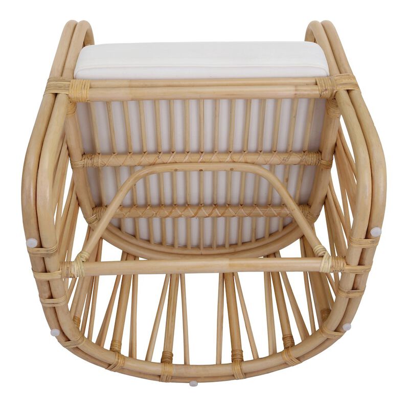 New Pacific Direct Shanaya Rattan Accent Arm Chair