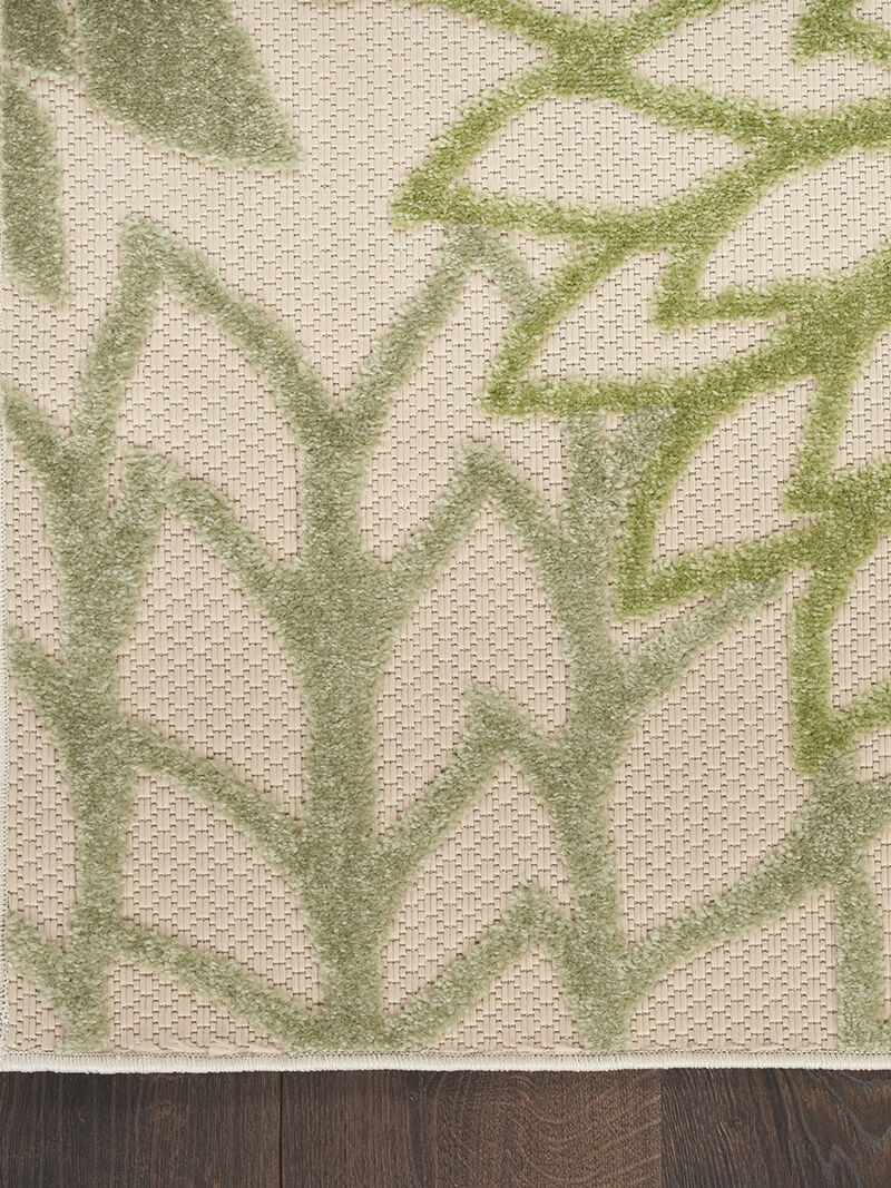 Aloha ALH05 Ivory/Green 9' x 12' Rug