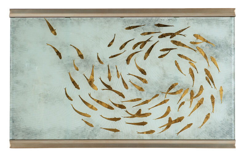 Melange Koi Rectangle Cocktail Table