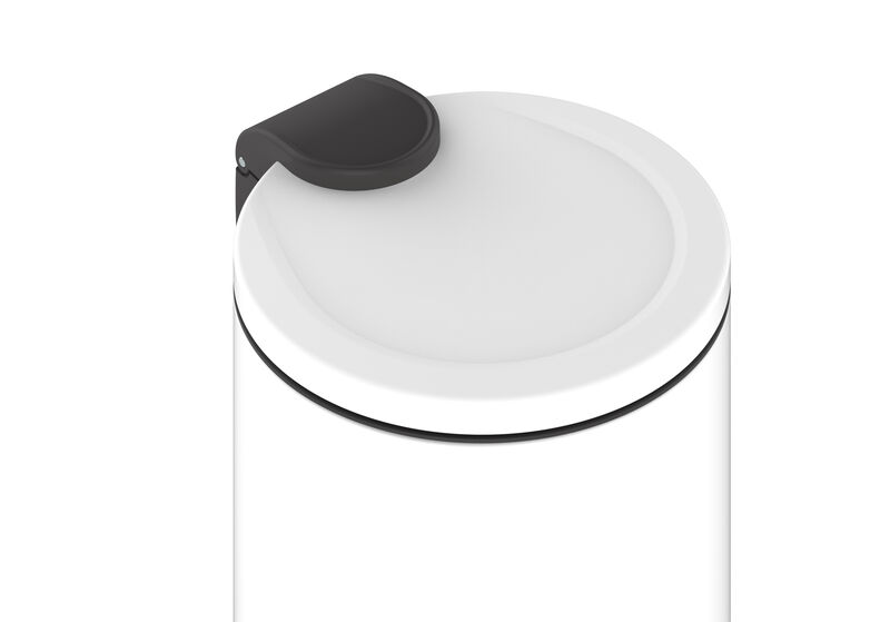 3.2 Gallon and 0.8 Gallon Stylish Step-On Wastebaskets