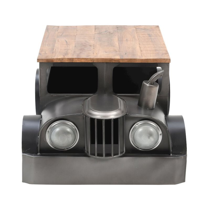 Jofran Glory Days Roadie 41 Vintage Truck Solid Wood and Metal Unique Coffee Table