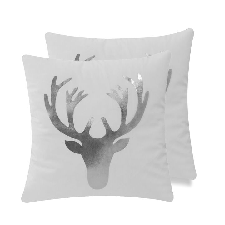 Christmas Icons throw pillow - set of 2