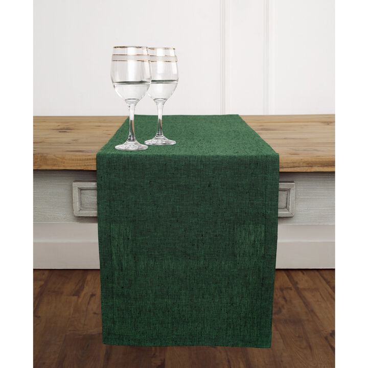 Solino Home 100% Pure Linen Table Runner | Athena for Thanksgiving, Christmas