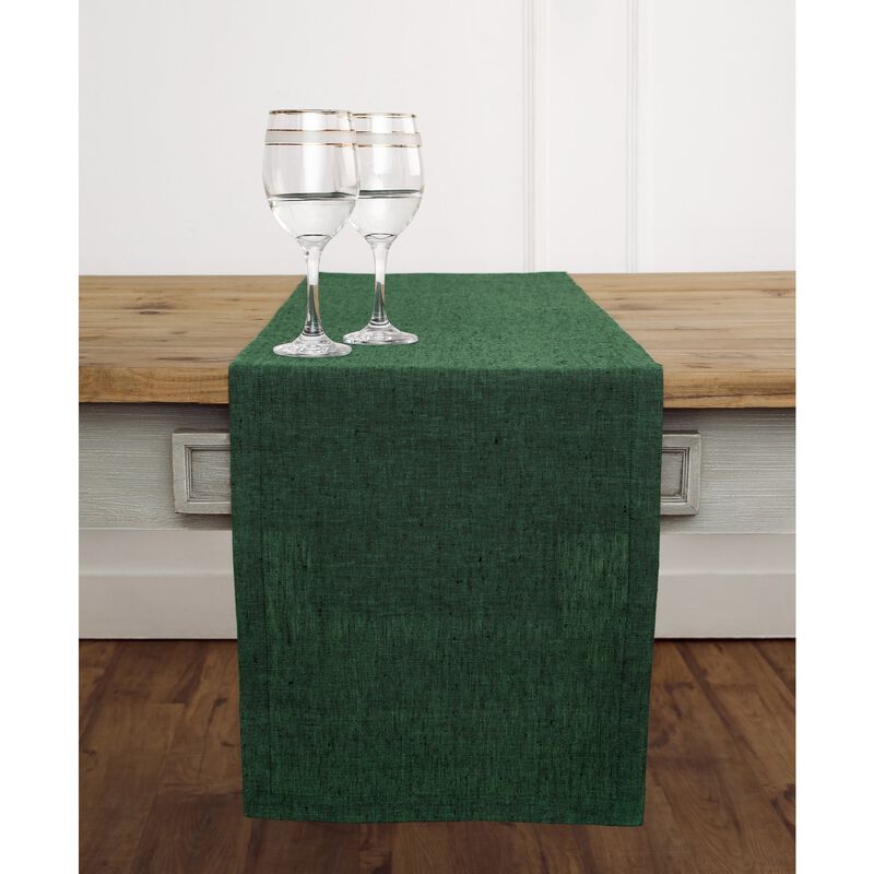 Solino Home 100% Pure Linen Table Runner | Athena for Thanksgiving, Christmas