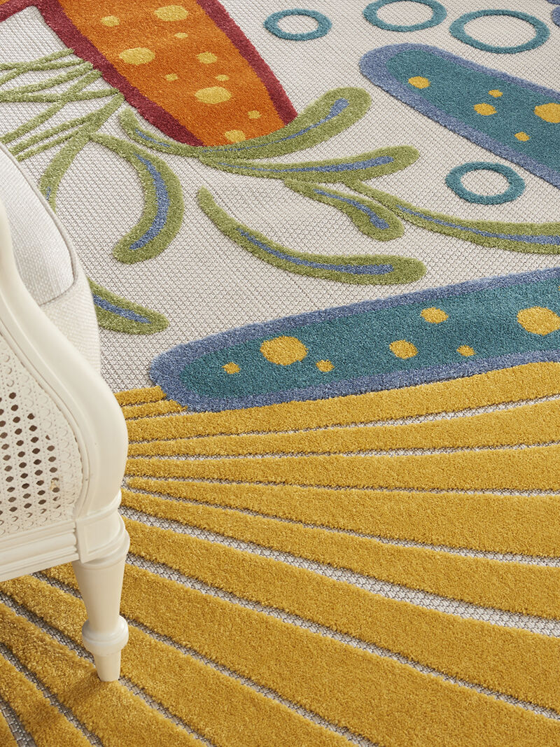 Aloha ALH24 Multicolor 9' x 12' Rug