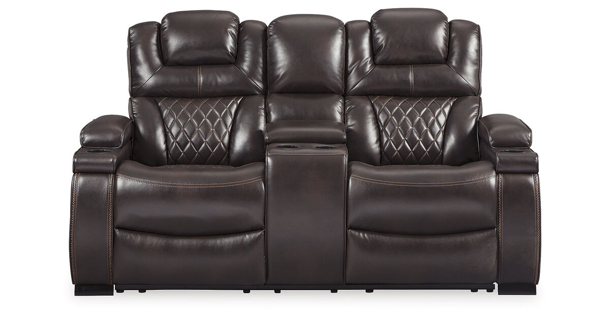 Warnerton PWR Recline Loveseat W/Console
