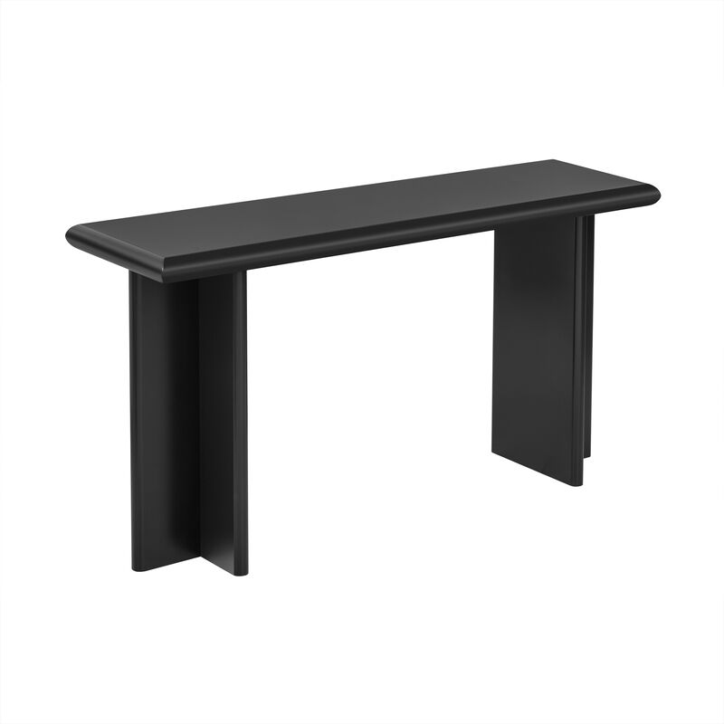 Merax Modern Entryway Console Table with L-Shaped Legs