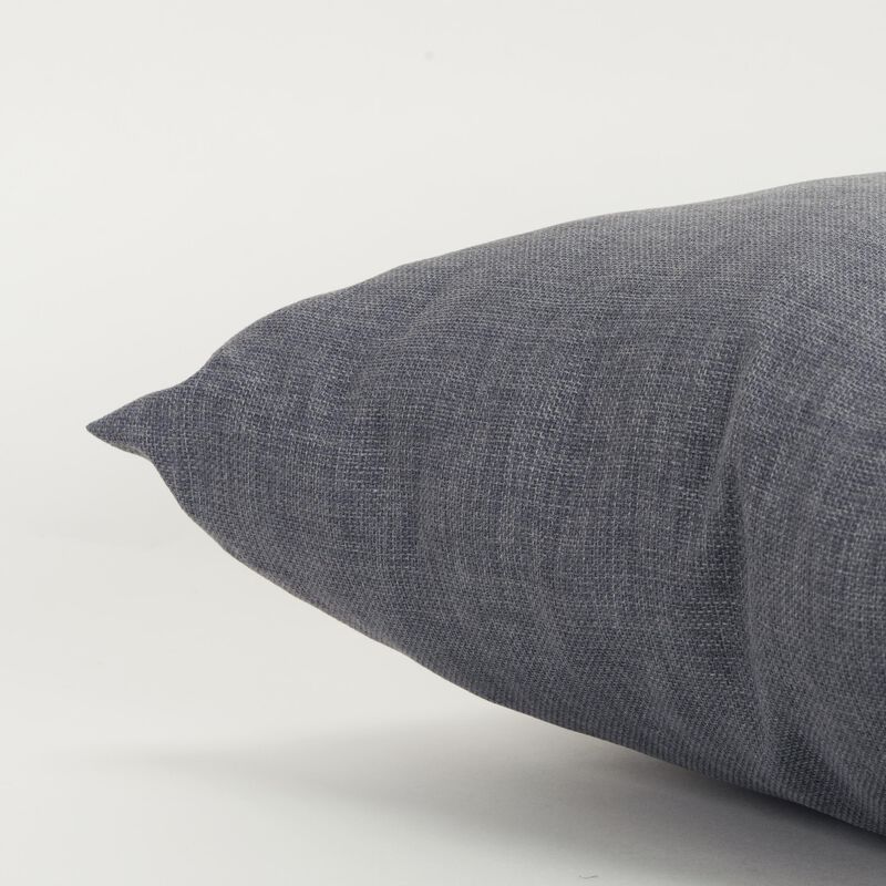 22"x22" Indoor/Outdoor Pillow, Slate Gray