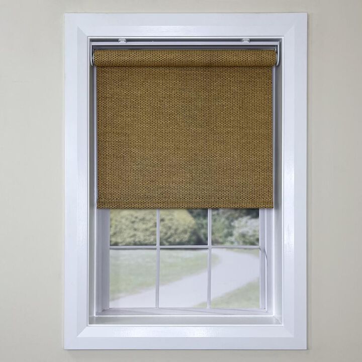 Versailles Marcellus Cordless Roman Light Filtering Shades For Windows Insides/Outside Mount 27" x 72" Sand