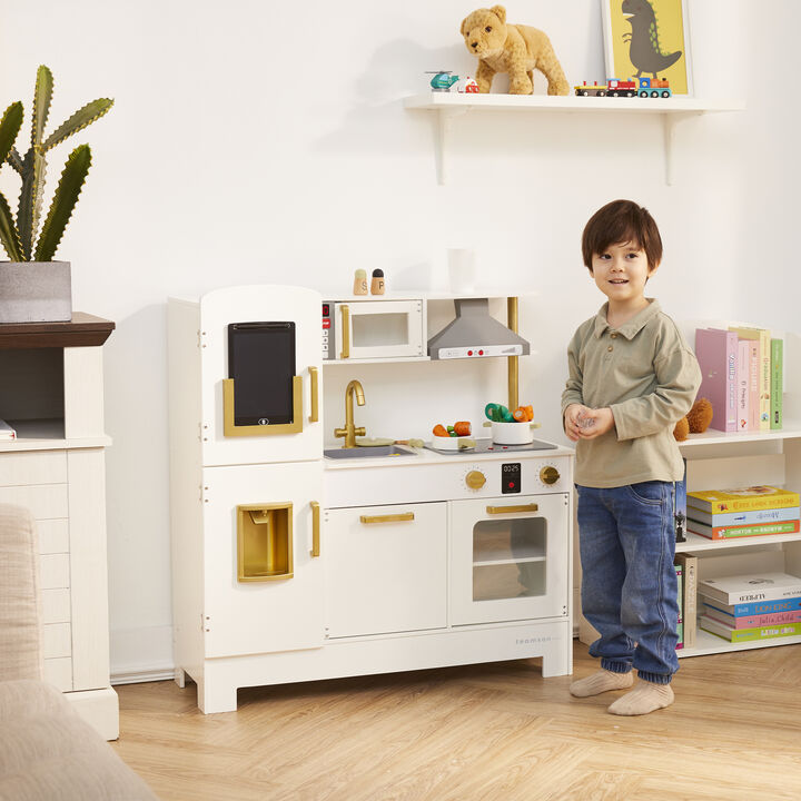 Teamson Kids - Little Chef Munich Retro Play Kitchen - White
