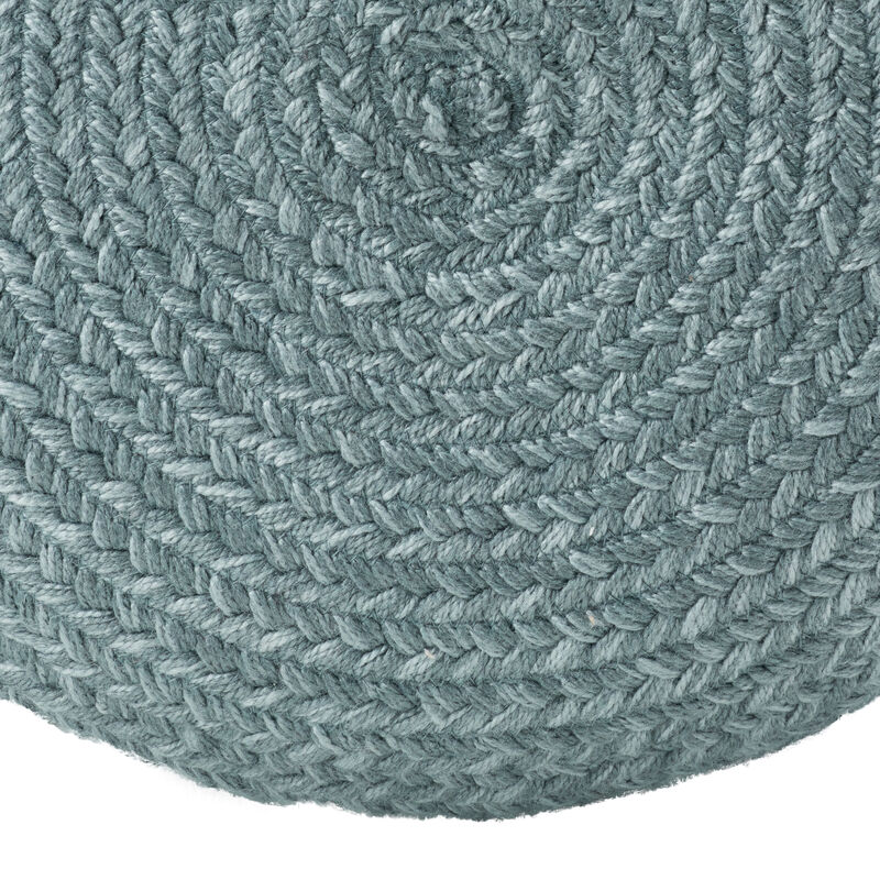 Saba Solar Pouf in Ether