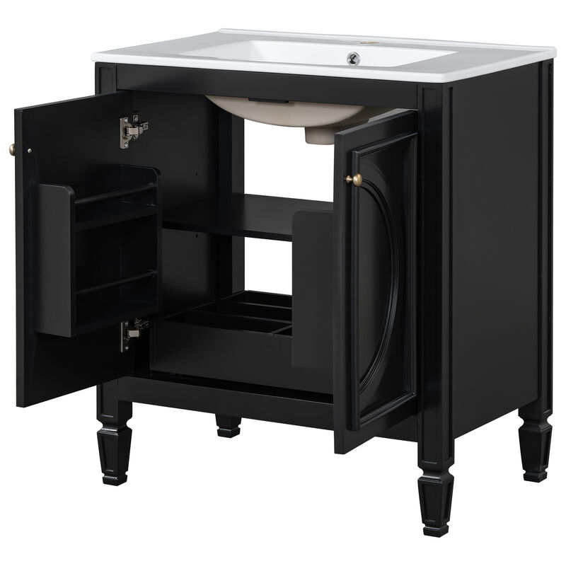 Merax Bathroom Vanity with Sink and 2 Doors
