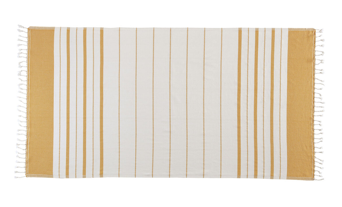 KAFTHAN Textile Bianca ? Turkish Cotton Single Bath and Beach Towel