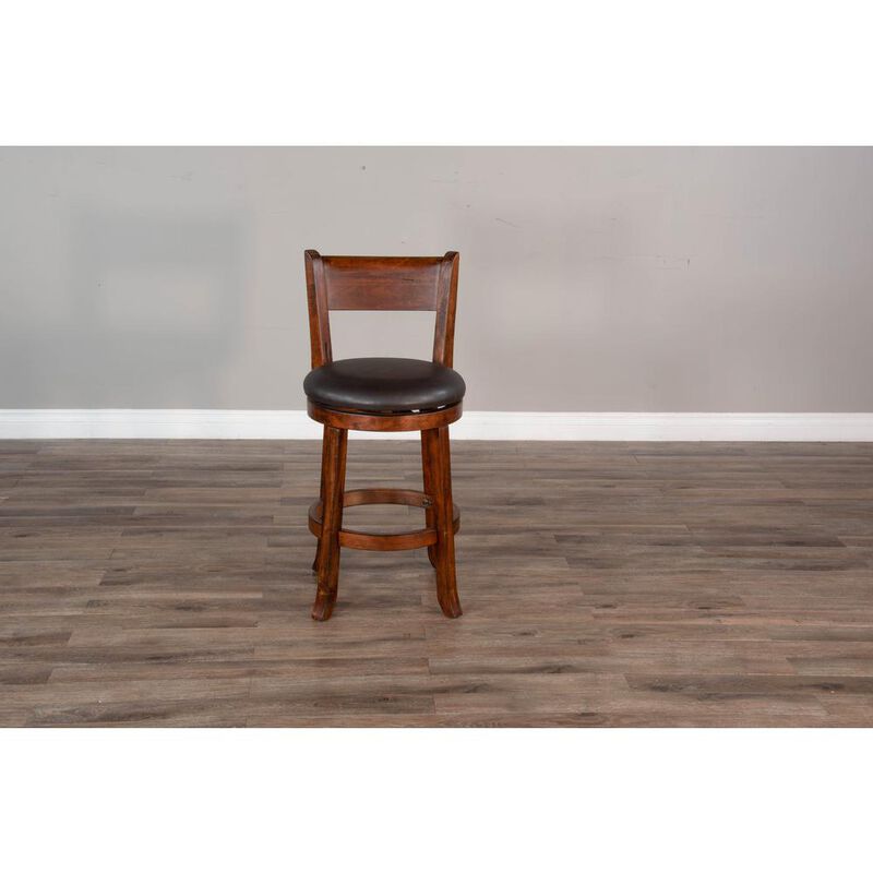 Sunny Designs Counter Swivel Barstool, Cushion Seat & Back