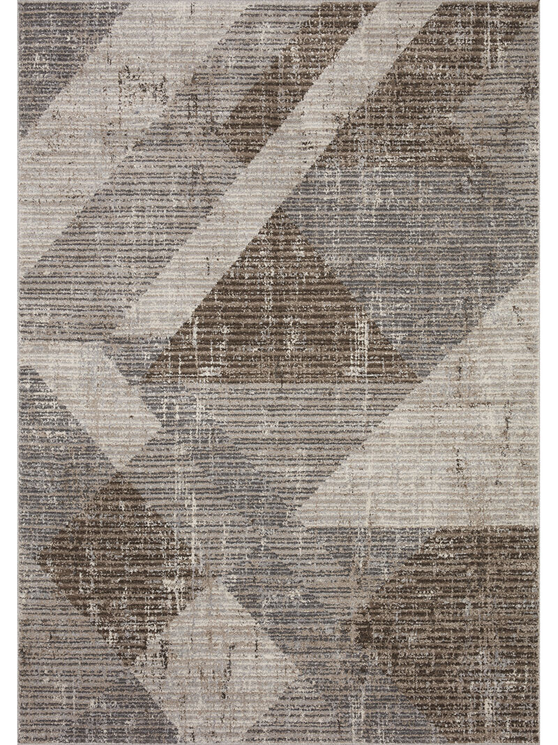 Austen AUS04 Stone/Bark 3'11" x 5'7" Rug
