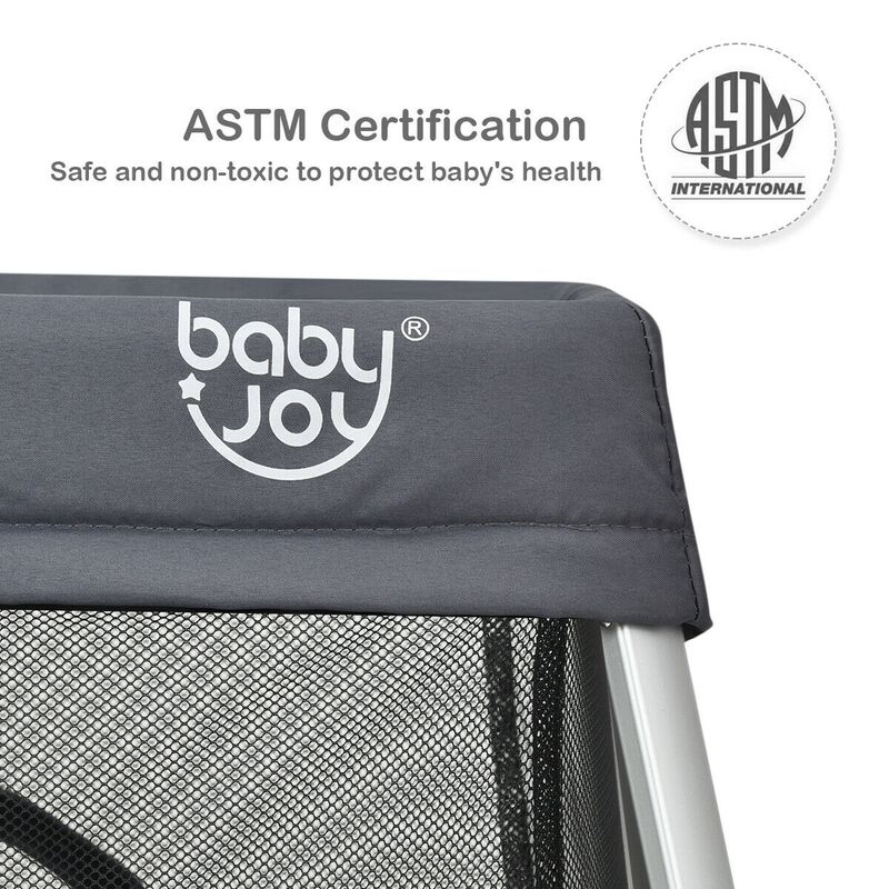 Lightweight Foldable Baby Playpen w/ Carry Bag