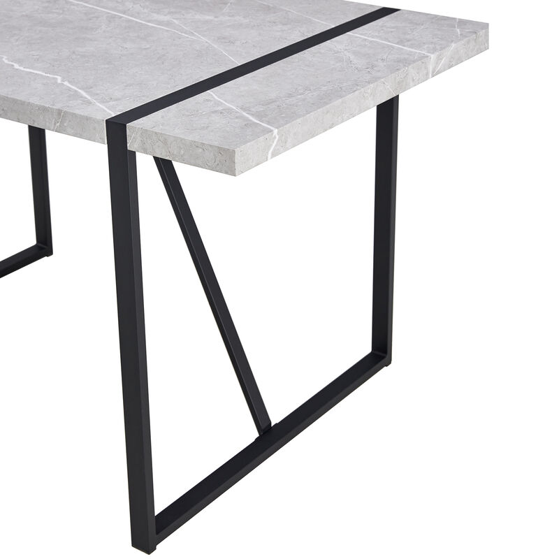 Merax Dining Table Chairs 5-piece Set