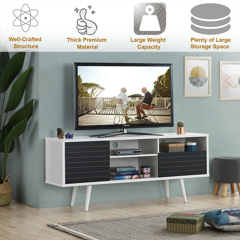 Mid-Century Modern TV Stand for TVs up to 65 Inch