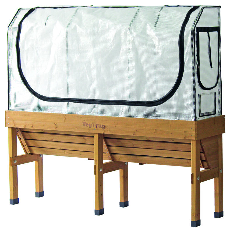 VegTrug Medium Wall Hugger Greenhouse Frame & Multi-Cover Set