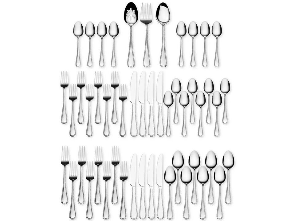 International Silver 18/0 Stainless Steel 51-Pc. Adventure Flatware Set, Created for Macy's